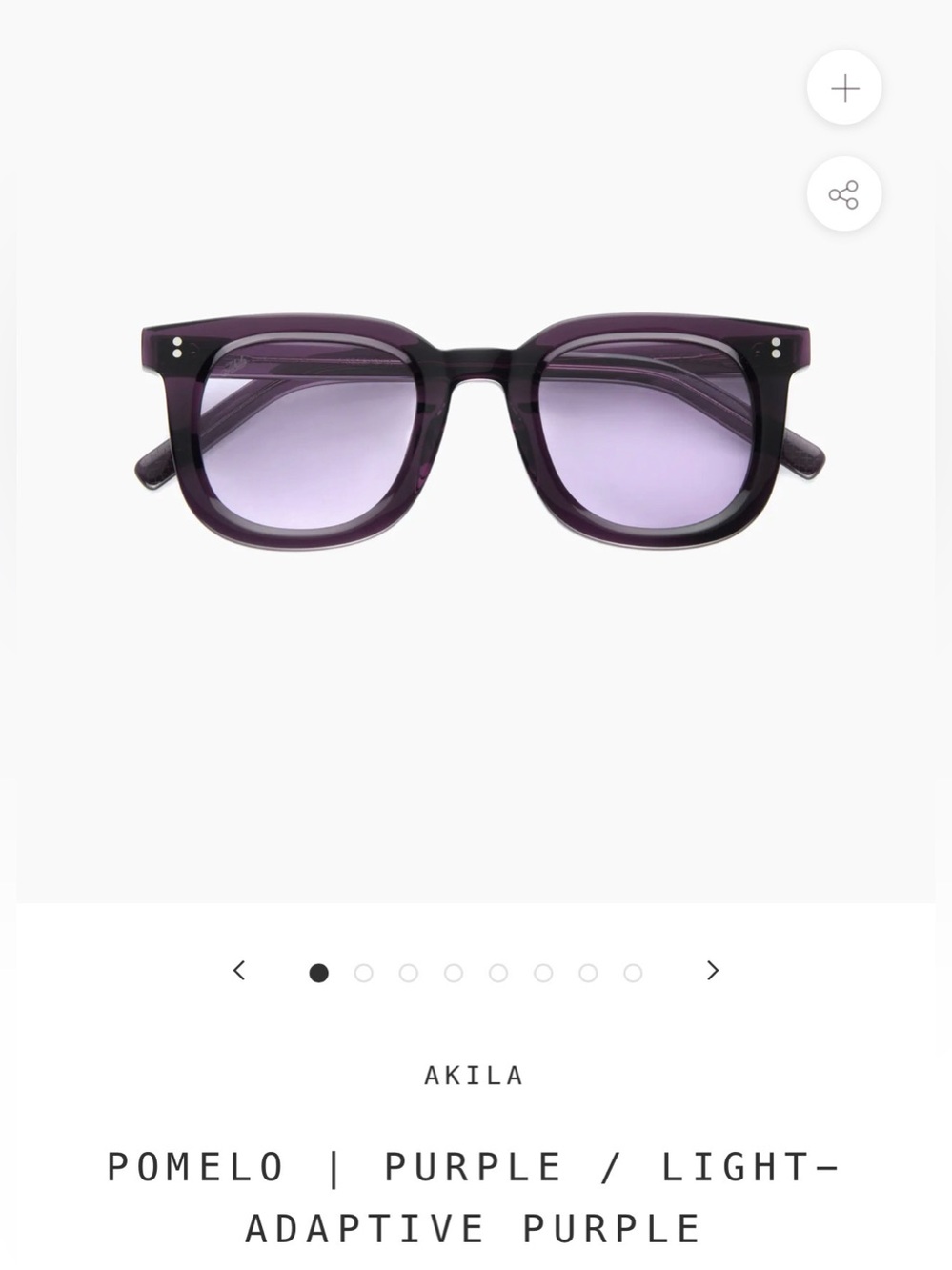 AKILA Pomelo Purple Light-Adaptive Sunglasses